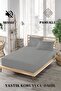 Colorful Mattress Set-100% Cotton-Silent-3 Pieces-Quilted-Pillow Mattress-Grey