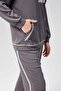 Hatunatila Special Modal Fabric Embroidered and Pocketed Double Suit - 7850 - 5