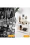2Pcs 2 Tiers Venice Bathroom Shelf Makeup Jewelry Cosmetic Rack Organizer Perfume Cream Stand - 2