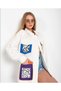 Women's White Colored Pocket Jacket Makes a Difference New Season - 2