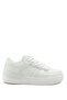 Force Women's Plain White Sports Shoes High Sole Sneaker A for Daily Light Running Walking - 2
