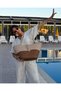 Jute Buttoned Double Color Women's Beach Bag Accessory Daily Casual Bag Natural Handmade Stylish Bag - 7