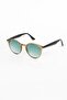 Carlo Cappucino Gradient Green Unisex Sunglasses - 4