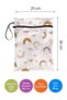 Rainbow - Wet/Dry Dirty Clothes, Swimwear, Baby Laundry Bag - Liquid Resistant - 2