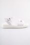 New Season White Women's Sandals - Heels and Buckles - 2