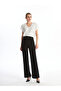 Lcwaikiki Basic New Black Women's Pants with Elastic Waist
