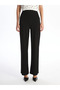 Lcwaikiki Basic New Black Women's Pants with Elastic Waist - 2