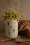 Black Patterned Vase with Handle - Decorative Handmade and Spoon Holder - 2