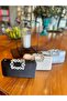 Evening Dress Bag Covered with Stylish Stones over Satin 704 - 5