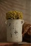 Black Patterned Vase with Handle - Decorative Handmade and Spoon Holder - 8