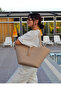Jute Button Multicolor Women's Beach Bag Accessory Daily Casual Bag Natural Handmade Stylish Bag - 5