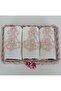 Basket with Weave Towel Small Cotton Guipure 30*50 cm 3 Pcs Towel and Basket Gift Dowry - 6