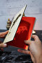 Dolphin Themed Wooden Cover Notebook - Dotted Notebook - Agenda - School Notebook (A5 - 120 Pages) - 2