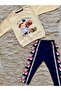 Seasonal Sweatshirt with Teddy Bear, Fully Stretchy Leggings with Teddy Bear, 2-Piece Set