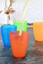 Set of 4 Multi-Purpose Children's Soft Drink and Water Glasses - 4 Colors