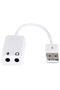 Al-4505 كابل خارجي 7.1 USB بطاقة الصوت 3.5 ملم محول محول الميكروفون - 2
