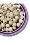 10mm Cream Plastic Beads 100 Pieces