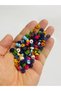 300 Pieces Colored Sequin Beads - Cylinder Stopper Beads - Jewelry Beads - 2