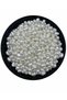25Gr Unshaped Unformed White Color Plastic Luxury Pearl Beads,Trapezoid Pearl - 3