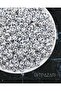 200 Pieces of Smile Beads, Black on White 4x7mm Smiling Face Beads, Smiling Face