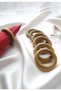 Set of 8 Wooden Presentation Natural, Napkin Holder, Ring Napkin Ring - Wedding Invitation Organization