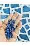 8mm Cut Dandelion Evil Eye Beads - Jewelry Beads - Hair Beads - 100 Pieces / Fine Hole