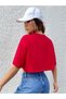 Colorful Oversized Cropped T-Shirt - 4