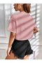 Colorful Oversized Cropped T-Shirt - 3