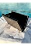 Anthracite Stone-Finished Evening Dress Bag - 5