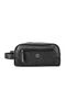 Men's Vegan Leather Personal Shaving Cosmetic Clutch Bag Travel Care Handbag