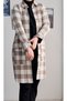 Women's Hijab Long Sports Lumberjack Jacket Shirt with Checkered Pockets - 4