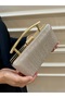 Women's glittery detailed evening shoulder bag - 5