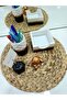Office Set - Diamond Pen Holder, Notepad, Notepad and Teddy Bear Set Copper Black Pearl White - 2