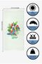 Parrot Flower Digital Printed 75x150 Cm Beach Towel - 5