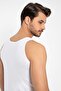حذاء رياضي رجالي من Single Jersey - 4 قطع بيضاء، 100% قطن ممشط - 7