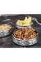 Copper Hand Embroidered Snack Bowl / Presentation Bowl - 2