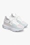 Woman's crystal stone detailed high sole walking shoes - 5