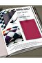 سجادة ديكور حديثة بقاعدة منسوجة مستديرة منقوشة بتصميم تجريدي باللون الأحمر 6185 - 6