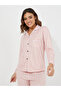 Striped Pocket Detail Shirt & Pyjama Set - 2