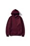 Claret Red Hooded Sweatshirt