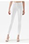 White Lycra Skinny Jean Trousers - 7