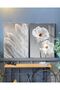 | Anthracite Gray Combination Flower and Left | Framed Tempered Glass Table 2 Vertical - 2