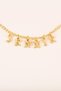 Gold Colored Jennie Lettered Blackpink Gift Necklace with 45cm Chain - 4