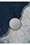 Hari̇kabi̇rev | Blue-Grey-Silver Unembossed Abstract Model 4 | Framed Tempered Glass Table Single Vertical - 2