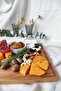Natural Wooden Cheese And Presentation Plate Rectangular Beech Wood - 3