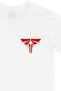 The Last Of Us Red Logo White T-Shirt with Pocket Logo Design - 2