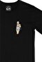 Black T-Shirt with Love Me Pocket Logo Design - 2