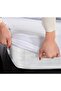 White Liquid Proof Fitted Mattress Protector Double Mattress Cover - 2