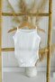 Şile Cloth Baby White Strapped Muslin Body