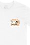 I Am On Workout White T-Shirt with Pocket Logo Design - 2